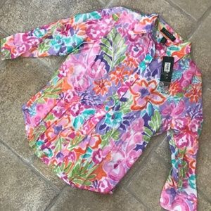 Lauren Ralph Lauren Button Up Shirt NWOT
